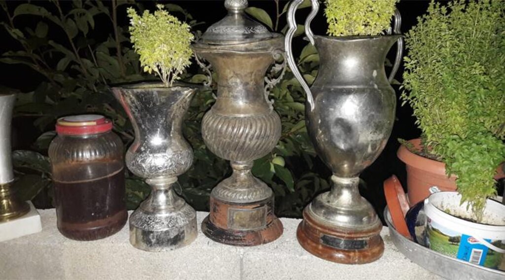 Kazandıkları Kupalarda Fesleğen Yetiştirmişler! haberi