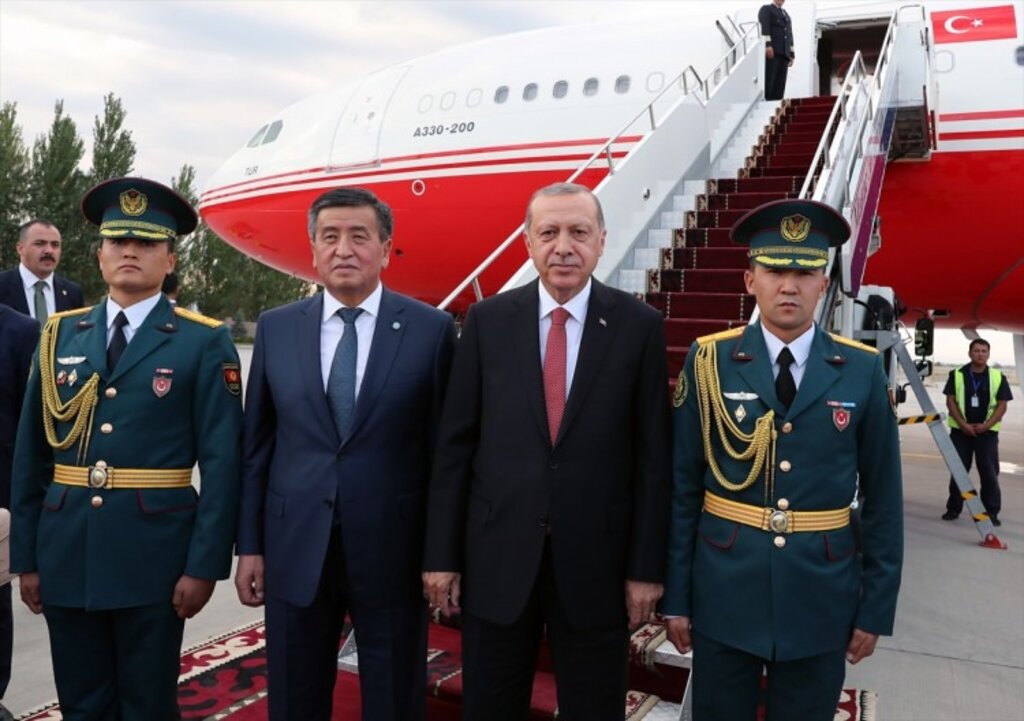 Erdoğan Türk Konseyi İçin Kırgızistan'da! haberi