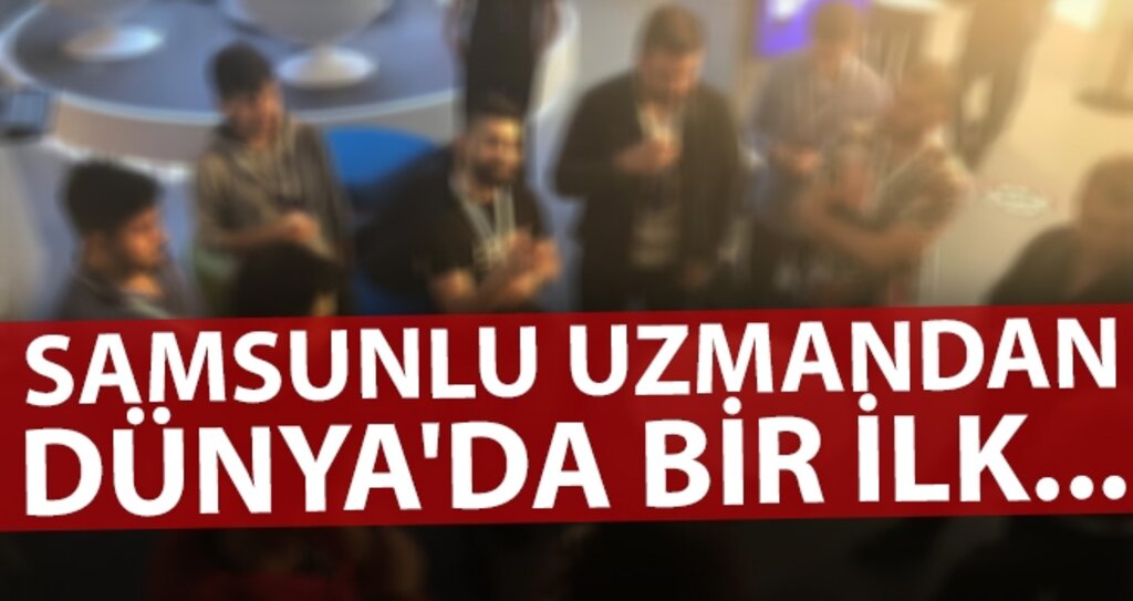Samsunlu Uzmandan Dünya'da Bir İlk haberi