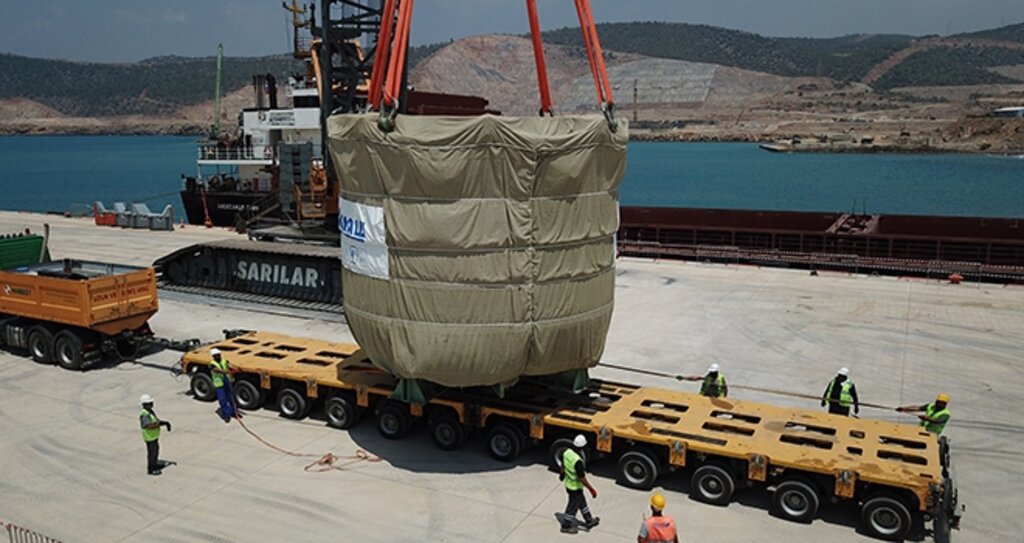 Akkuyu Nükleer Güç Santralinin İnşaatı Devam Ediyor haberi