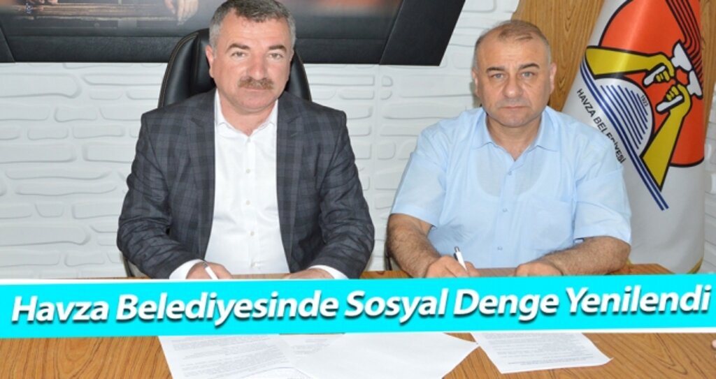 Havza Belediyesinde Sosyal Denge Yenilendi haberi