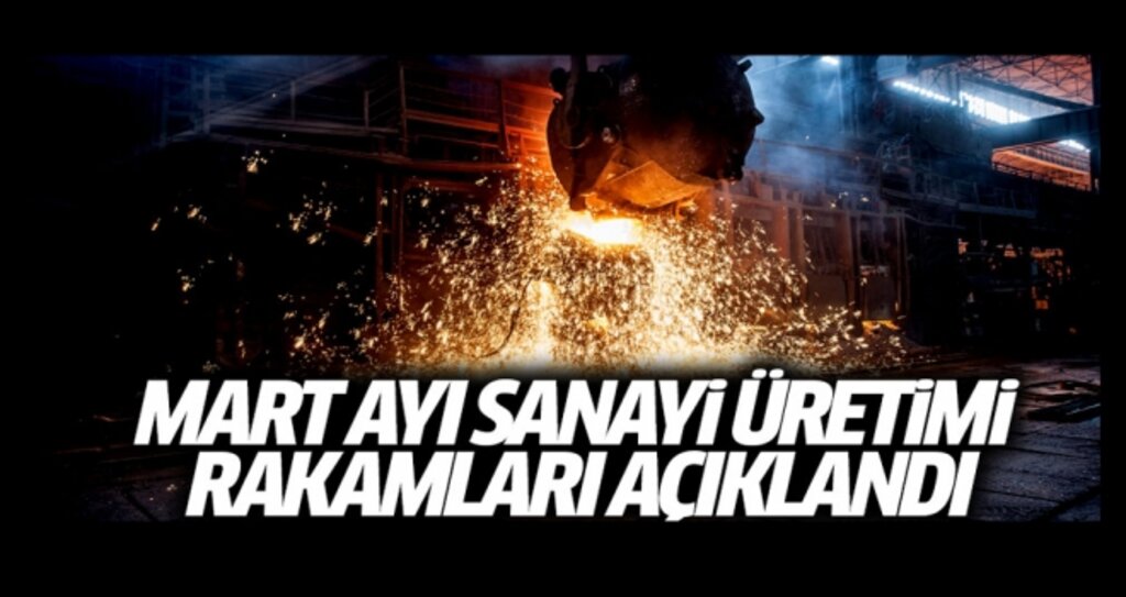 Mart ayında sanayi üretimi azaldı haberi