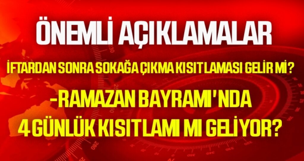 Ramazan Bayramı'nda Sokağa Çıkma Kısıtlaması Olacak Mı? Dicle Canova'dan Önemli Açıklama