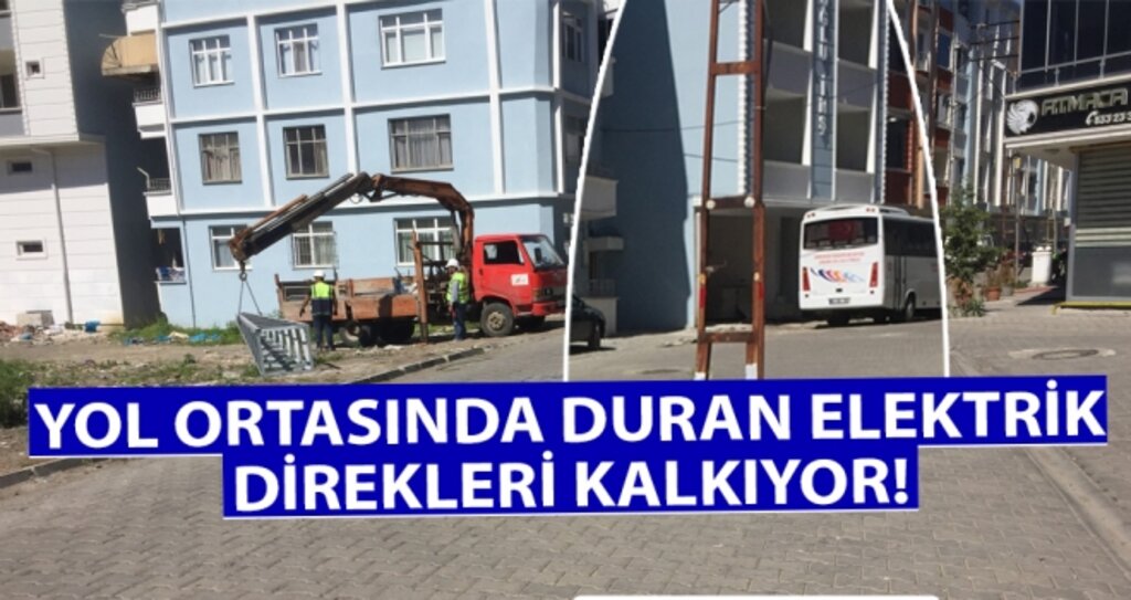 Çarşamba ilçesindeki çirkin görüntü kaldırılıyor haberi