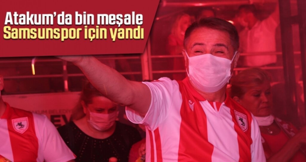 Atakum’da Bin Meşale Samsunspor İçin Yandı