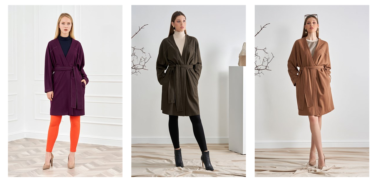 Kaliteli Ve Uygun Kadın Yün Kaban