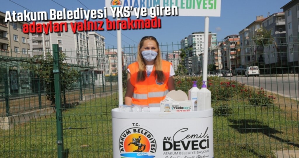 Atakum Belediyesi YKS’ye Giren Adayları Yalnız Bırakmadı