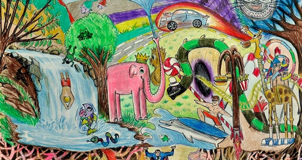 Çocukların hayalleri renklerle hayat buldu haberi