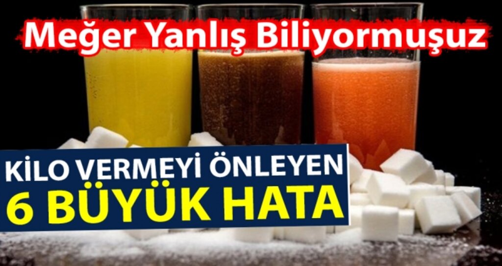 Kilo vermeyi önleyen kritik hatalar