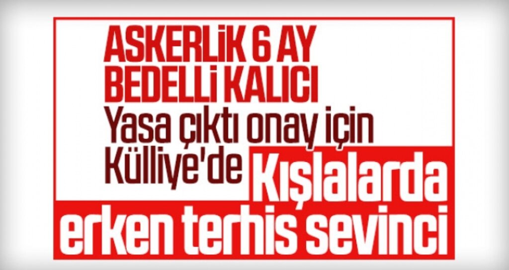 Askerlik teklifi yasalaştı haberi