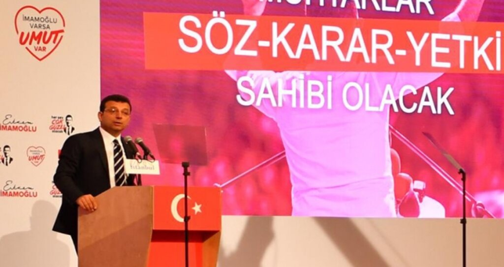 Ekrem İmamoğlu muhtarlara seslendi haberi