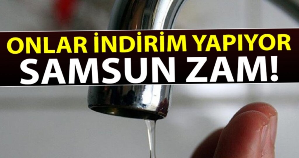 Onlar suya indirim yaptılar haberi