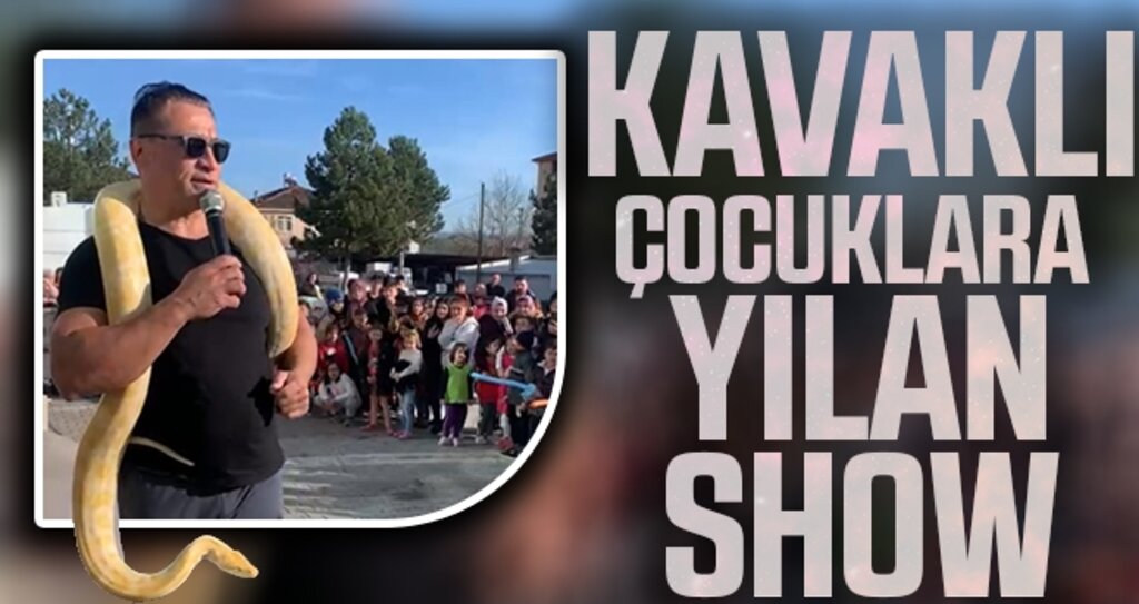 Kavaklı Çocuklara Yılanlı Show