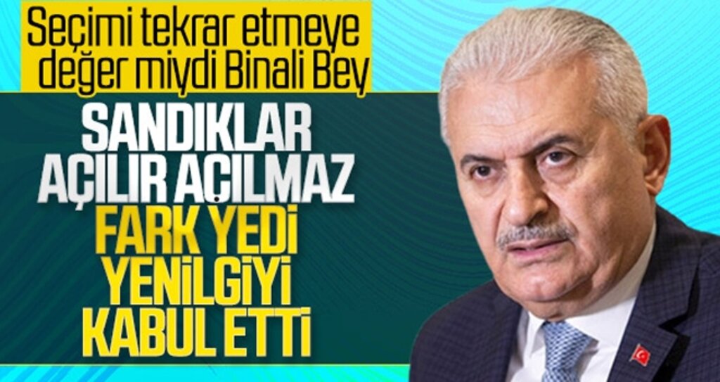 Binali Yıldırım: Rakibimi tebrik ederim haberi