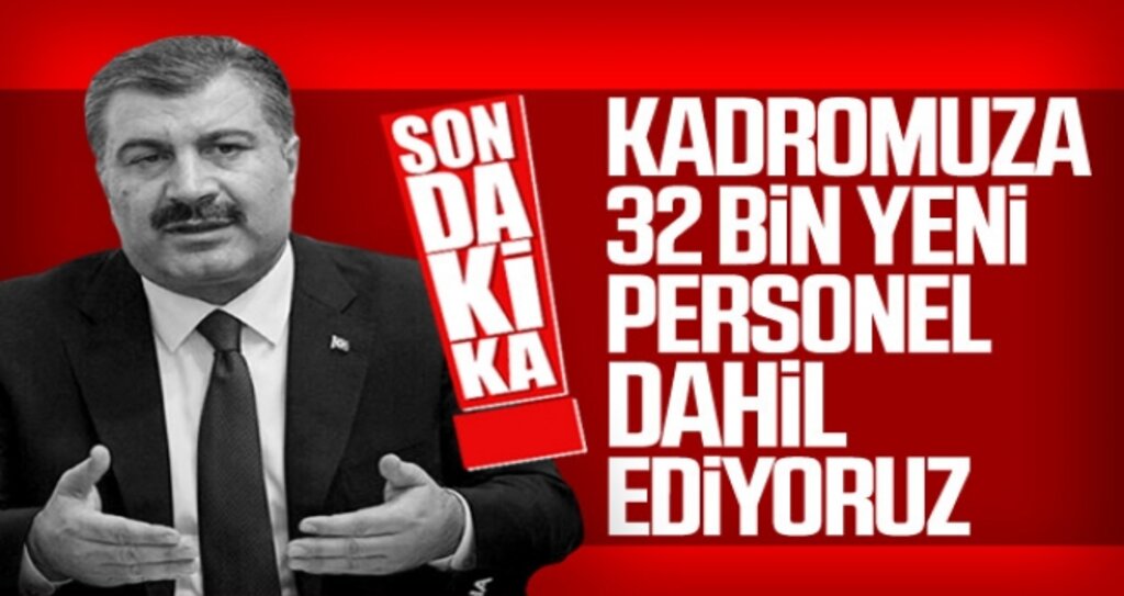Kadromuza 32 bin personel dahil ediyoruz.