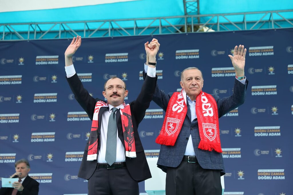 Ticaret Bakanı Mehmet Muş Samsun mitinginde konuştu