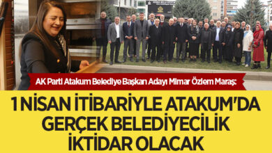AK Parti Atakum Belediye Başkan Adayı Mimar Özlem Maraş: 1 Nisan itibariyle Atakum'da Gerçek Belediyecilik İktidar Olacak